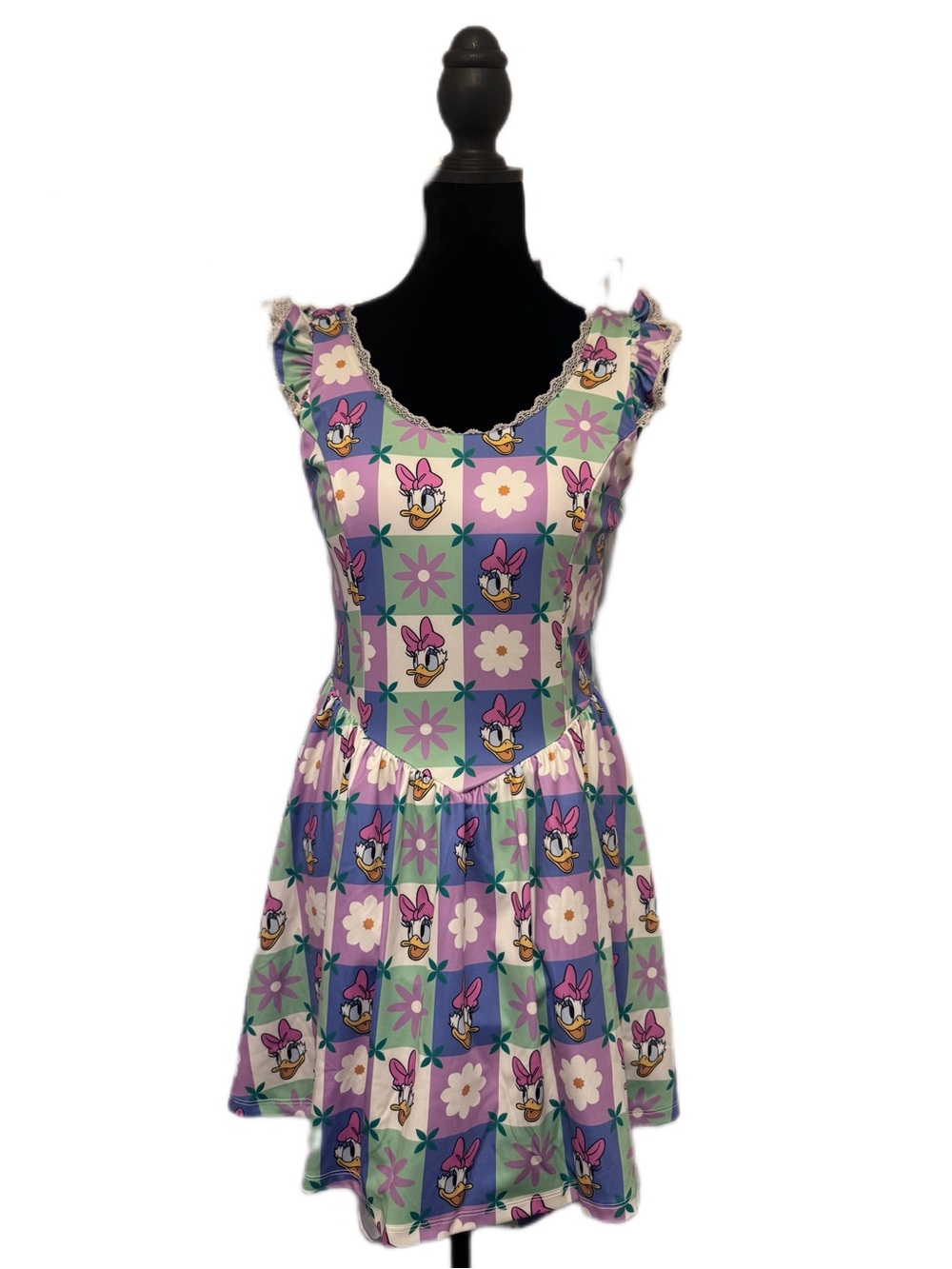 🌼💜 Daisy Duck Inspired Active Dress – Boutique Style – Size S 💜🌼